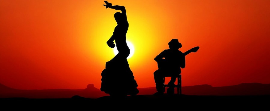 cantaor y bailaora de flamenco